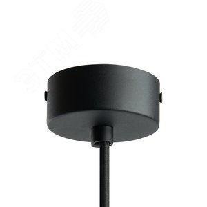 Светильник ДСО GU10 без лампы на подвесе черный с антибликовой сеточкой - фото 7