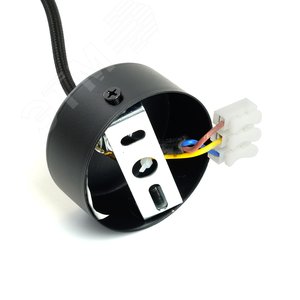 Светильник ДСО GU10 без лампы на подвесе черный с антибликовой сеточкой - фото 8