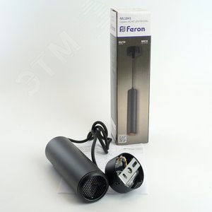 Светильник ДСО GU10 без лампы на подвесе черный с антибликовой сеточкой - фото 9