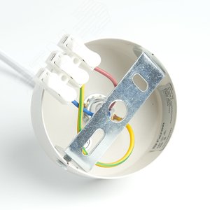 Светильник ДСО GU10 без лампы на подвесе белый с антибликовой сеточкой - фото 5