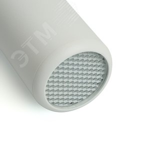 Светильник ДСО GU10 без лампы на подвесе белый с антибликовой сеточкой - фото 6