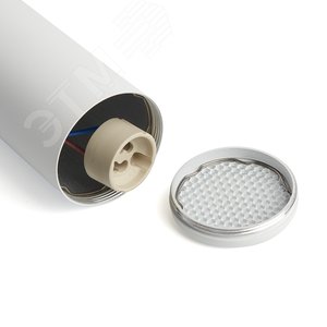 Светильник ДСО GU10 без лампы на подвесе белый с антибликовой сеточкой - фото 3