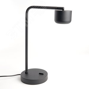 Светильник настольный 12w GX53 без лампы черный с антибликовой сеточкой - фото 10