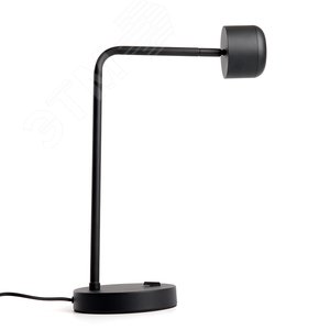 Светильник настольный 12w GX53 без лампы черный с антибликовой сеточкой - фото 4