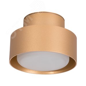 Светильник ДПО-12w GX53 без лампы IP44 золото - фото 1