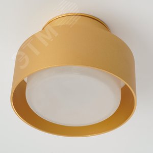 Светильник ДПО-12w GX53 без лампы IP44 золото - фото 2