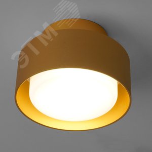 Светильник ДПО-12w GX53 без лампы IP44 золото - фото 3