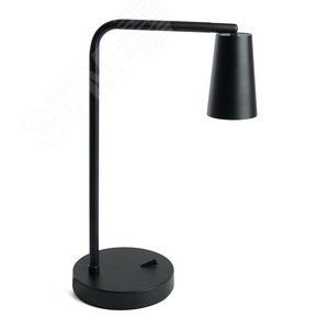 Светильник настольный GU10 без лампы черный - фото 1