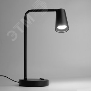 Светильник настольный GU10 без лампы черный - фото 2