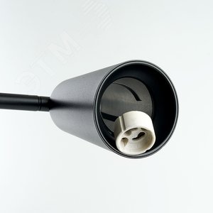 Светильник настольный GU10 без лампы черный - фото 3