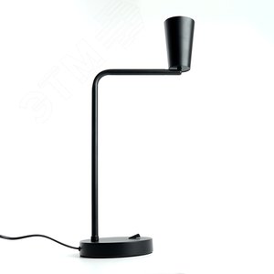 Светильник настольный GU10 без лампы черный - фото 5