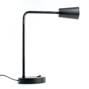 Светильник настольный GU10 без лампы черный - фото 6