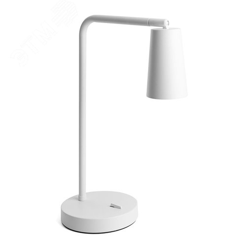 Светильник настольный GU10 без лампы белый - фото 1