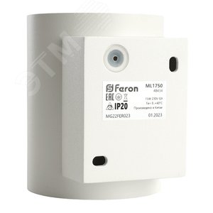 Светильник ДБО G9 без лампы белый золото - фото 8