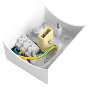 Светильник ДБО G9 без лампы белый золото - фото 9