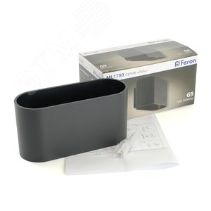 Светильник ДБО G9 без лампы черный - фото 11