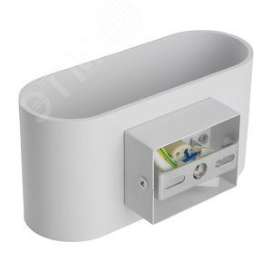 Светильник ДБО G9 без лампы белый - фото 6