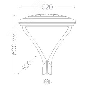 Светильник светодиодный уличный ДТУ-50w 5000К IP65 - фото 6