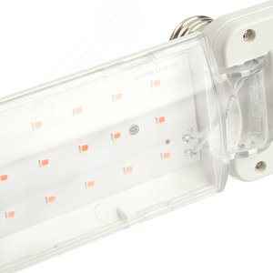 Лампа светодиодная LED 20вт Е27 для растений и рассады 2 лепестка трансформер - фото 3