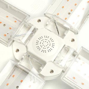 Лампа светодиодная LED 40вт Е27 для растений и рассады 4 лепестка трансформер - фото 6