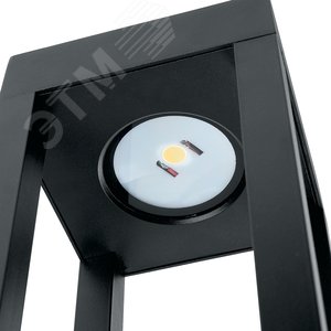Светильник светодиодный уличный ДТУ-10w 12-24в столб 3000К IP54 черный - фото 5