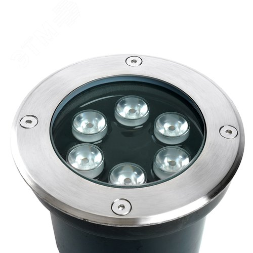 Светильник светодиодный тротуарный ДВУ-6w 12-24в 3000К IP67 - фото 2