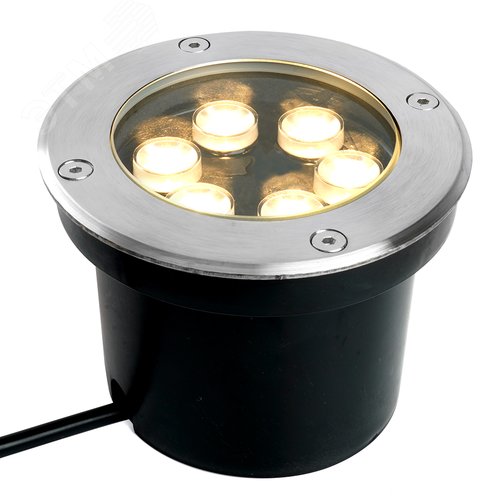 Светильник светодиодный тротуарный ДВУ-6w 12-24в 3000К IP67 - фото 4
