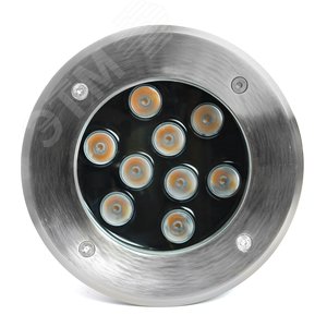 Светильник светодиодный тротуарный ДВУ-10w 12в 3000К IP67 - фото 2