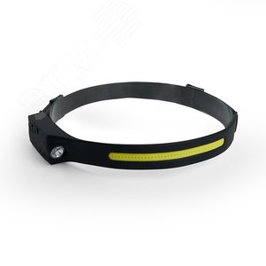 Фонарь светодиодный налобный аккумуляторный 5W 1500mAh USB IP44 ABS-пластикастик резина - фото 2