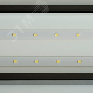 Светильник светодиодный ДПО-30вт 4000К 2400Лм линейный рассеиватель матовый в стальном корпусе черный .ONE - фото 4