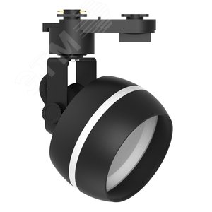 Светильник трековый на шинопровод ДПО GX53 без лампы черный - фото 1