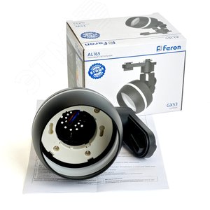 Светильник трековый на шинопровод ДПО GX53 без лампы черный - фото 13