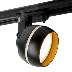 Светильник трековый на шинопровод ДПО GX53 без лампы черный - фото 4