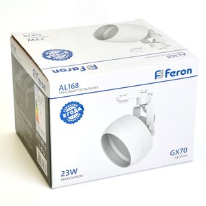 Светильник трековый на шинопровод ДПО GX70 без лампы белый - фото 5