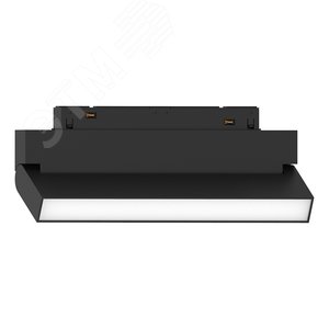 Изображение товара Светильник светодиодный трековый магнитный на шинопровод ДПО-12w 4000К 1080Лм 48v поворотный черный (шт)