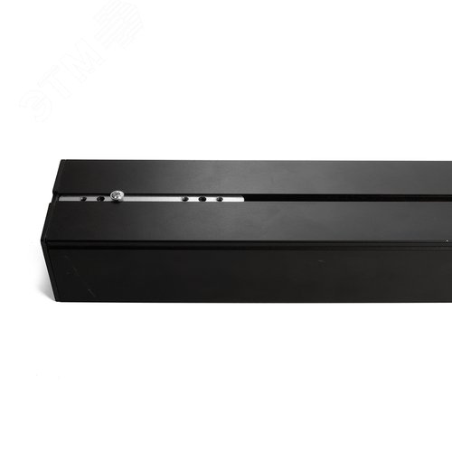 Светильник светодиодный ДПО-36вт 6500К 4320Лм линейный рассеиватель матовый в алюминиевом корпусе черный - фото 3