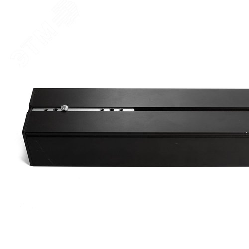 Светильник светодиодный ДПО-72вт 6500К 8640Лм линейный рассеиватель матовый в алюминиевом корпусе черный - фото 2