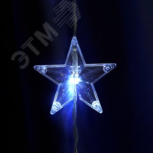 Гирлянда Занавес Звездочки LED 5000К 2x1 м - фото 3
