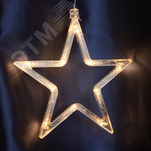 Гирлянда бахрома Звезды LED 2700К 3x1м - фото 3