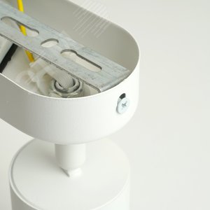 Светильник ДБО 2хGU10 без ламп наклонный белый хром - фото 5