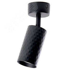 Светильник ДБО GU10 без лампы наклонный черный - фото 1