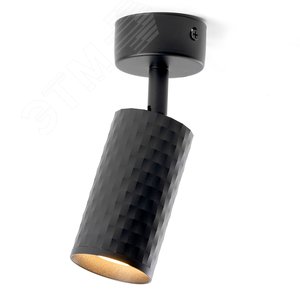 Светильник ДБО GU10 без лампы наклонный черный - фото 2