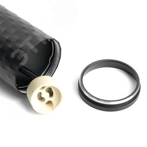 Светильник ДБО GU10 без лампы наклонный черный - фото 6