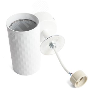 Светильник ДБО GU10 без лампы наклонный белый - фото 5