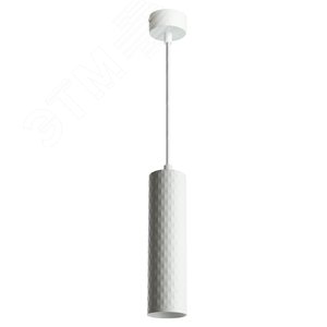 Изображение товара Светильник ДСО GU10 без лампы на подвесе белый (шт)