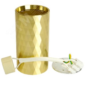 Светильник ДПО GU10 без лампы золото - фото 6