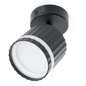 Светильник ДБО GX53 без лампы наклонный черный - фото 2