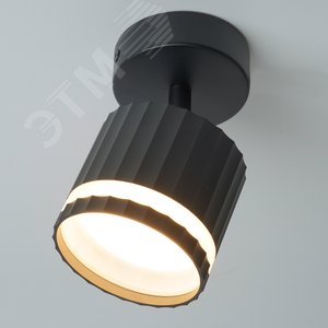 Светильник ДБО GX53 без лампы наклонный черный - фото 7