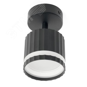 Светильник ДБО GX53 без лампы наклонный черный HL3691 48682 FERON - 12