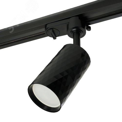 Светильник трековый на шинопровод ДПО GU10 без лампы черный - фото 3